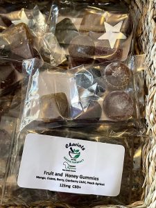 5 Pack CBD Cannabis Edibles Fruit & Honey Gummies Buy Order Shopping Online Delivery Shipping Locally all Around South Africa and Internationally